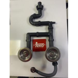 TEKA 1,5 GÖZ PASLANMAZ CELİK EVİYE SİFONU