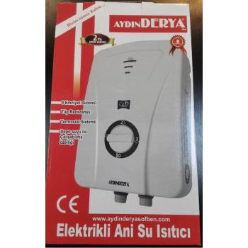 AYDIN DERYA ELEKTRİKLİ ŞOFBEN ANİ SU ISITICI BANYO ŞOFBENİ