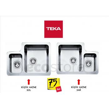 TEKA STAGE BE 1 1/2 B 625  TEZGAH ALTI ÇELİK EVİYE