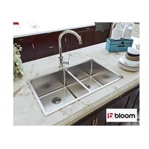 Bloom Loft  2 Gözlü  34 /34 X 70 cm Paslanmaz Çelik Evye 1 mm Kalınlık