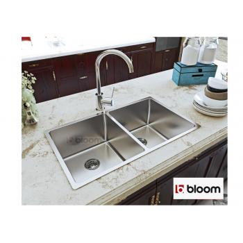 Bloom Loft  2 Gözlü  34 /34 X 70 cm Paslanmaz Çelik Evye 1 mm Kalınlık